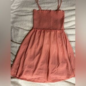 Forever 21 Coral Woman Mini Dress
